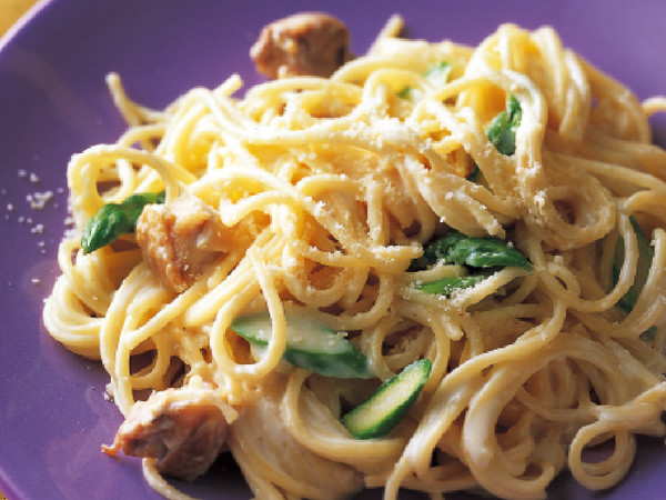 チキンクリームスパゲティ