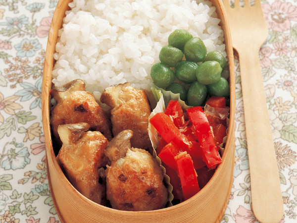 きのこ入り鶏つくね