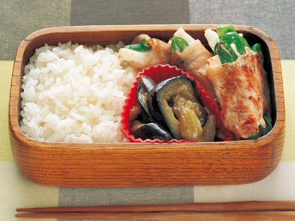 二色野菜の肉巻き