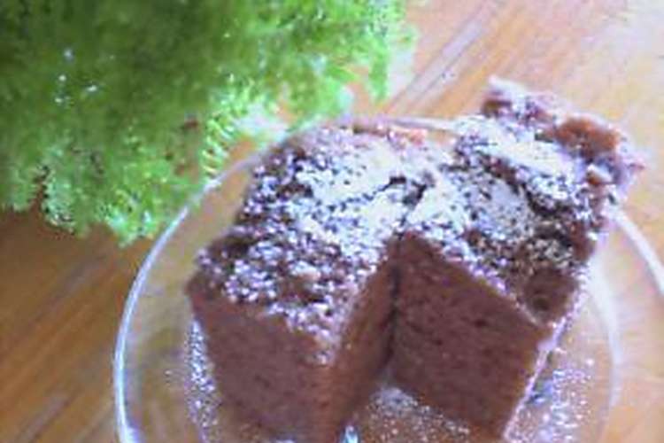 レンジで簡単チョコケーキ レシピ 作り方 By Dragonmami クックパッド