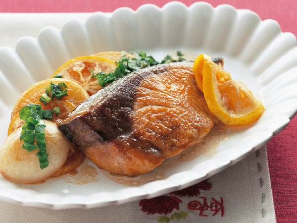 ぶりのゆず風味照り焼き