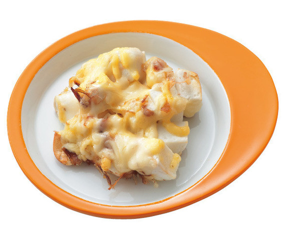 はんぺんのおかかマヨチーズ焼き