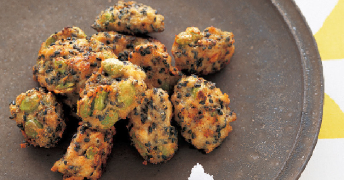 豆腐とひき肉の落とし揚げ by オレンジページ プロのレシピ