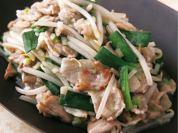 豚肉ともやしのねぎ塩だれ炒め
