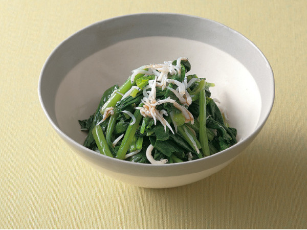 ほうれん草のしらすあえ