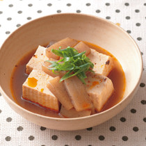 豆腐とこんにゃくのピリ辛煮