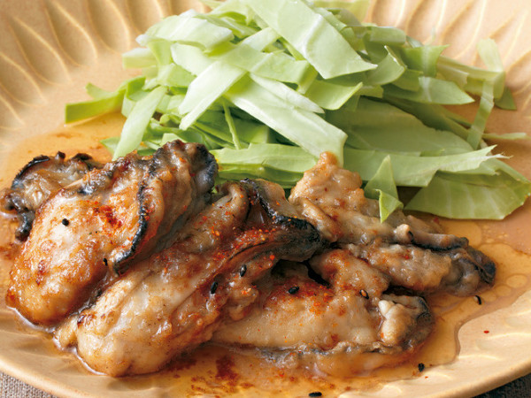かきのバターしょうゆ焼き
