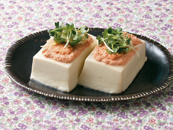 明太蒸し豆腐