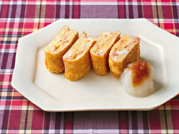 かにかま入り卵焼き