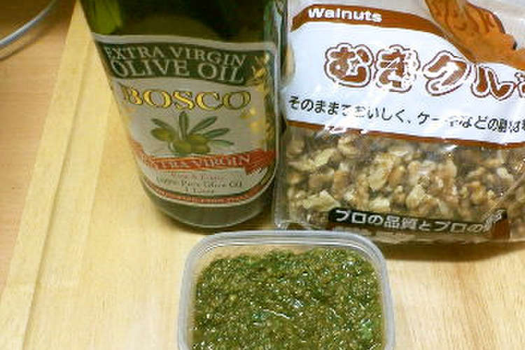 ゴワゴワバジルの活用法 ジェノバソース レシピ 作り方 By のんぺー クックパッド 簡単おいしいみんなのレシピが358万品