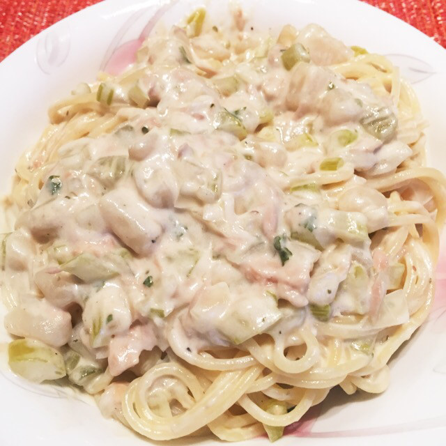 クラムチャウダー缶でクリームパスタ レシピ 作り方 By マム クックパッド 簡単おいしいみんなのレシピが360万品