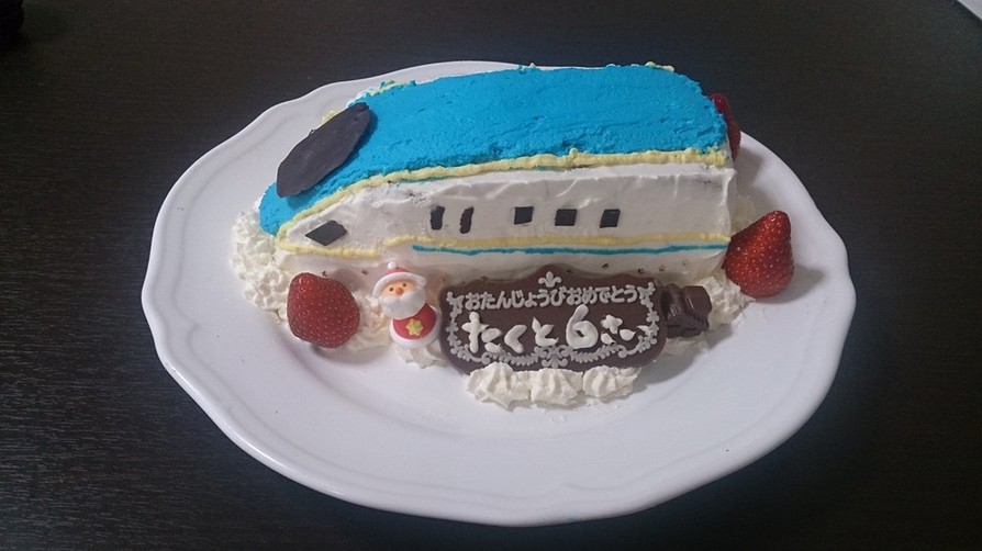 北陸新幹線E7系かがやきケーキの画像