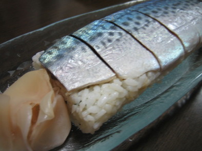 サバの棒寿司の写真