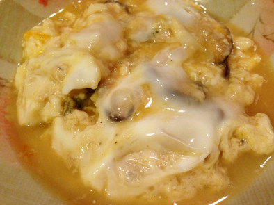 椎茸と絹ごし豆腐の卵とじの写真