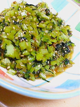 かぶの葉の常備菜