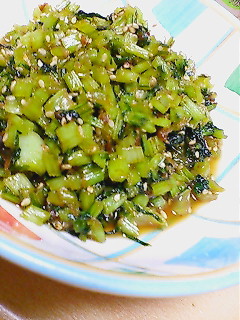 かぶの葉の常備菜