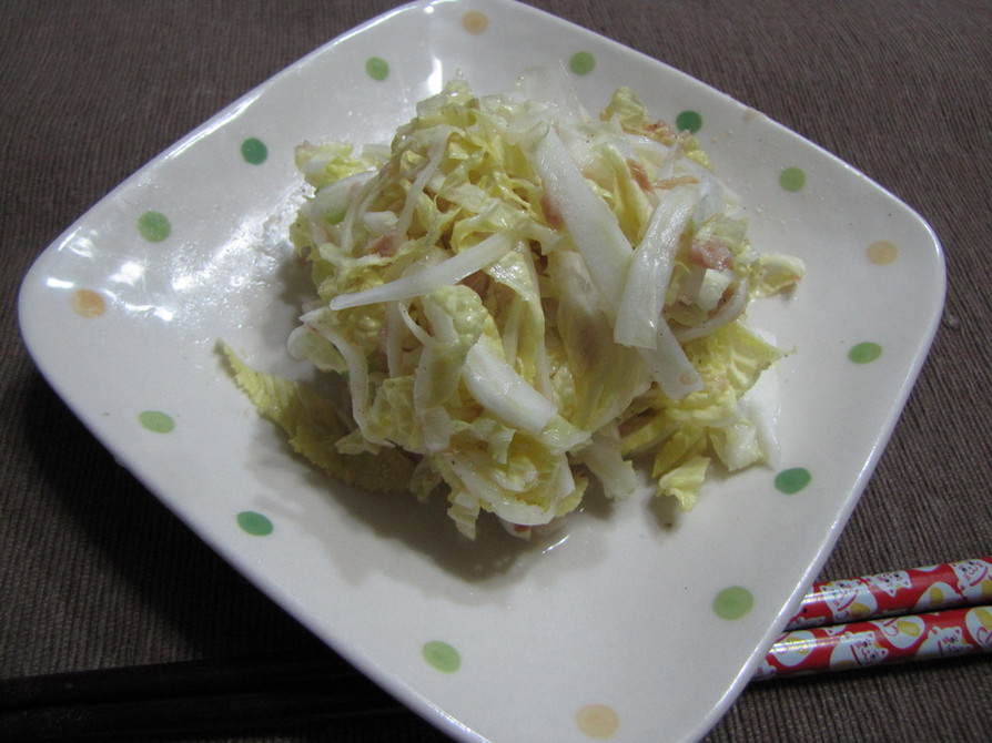 簡単に作れる白菜のサラダ
