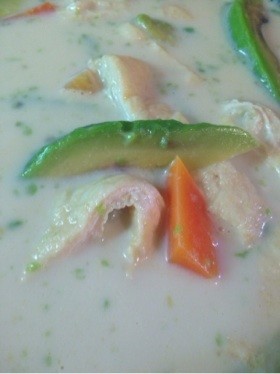アボカドの豆乳スープの画像