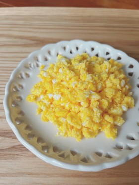 簡単!炒り卵!電子レンジで!お弁当にも