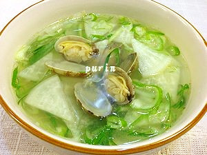 アサリと大根の韓国風スープの画像
