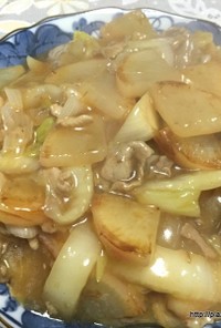 フライパン1つで簡単☆大根と白菜のうま煮