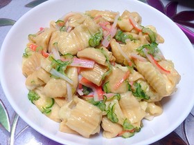 滋賀のおふくろの味♪丁子麩の辛子和え