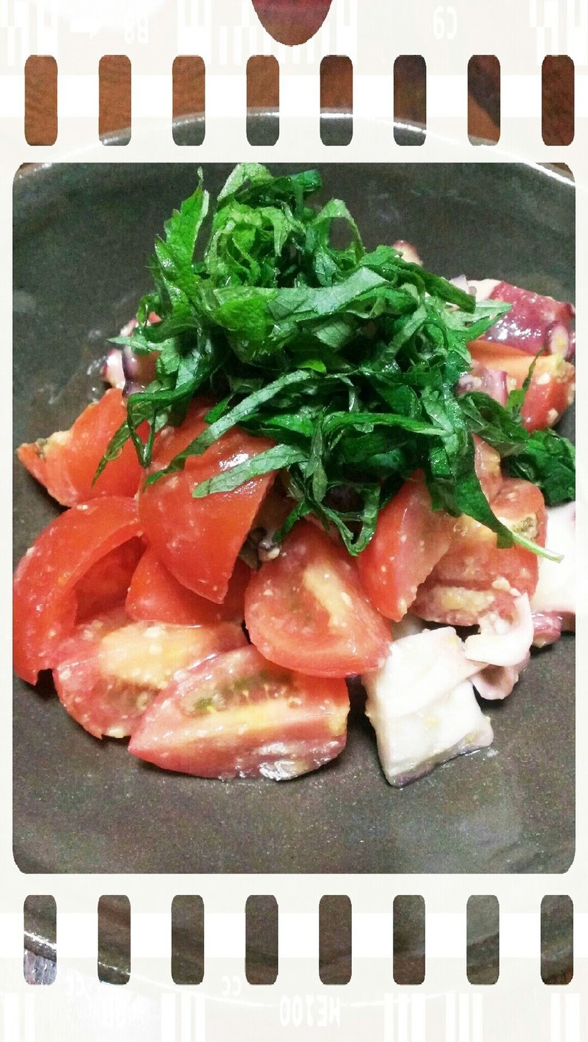 トマトとタコの和風マリネ～酢味噌仕立て～の画像