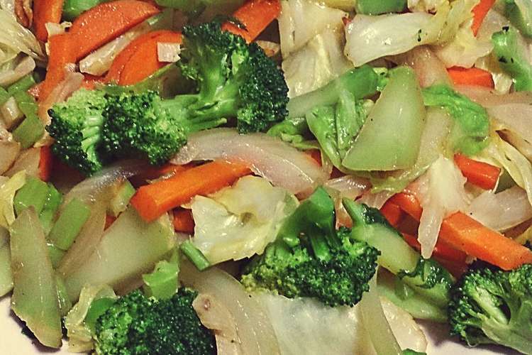 付け合せに☆あっさり野菜炒め レシピ・作り方 By 朱璃庵 【クックパッド】 簡単おいしいみんなのレシピが362万品