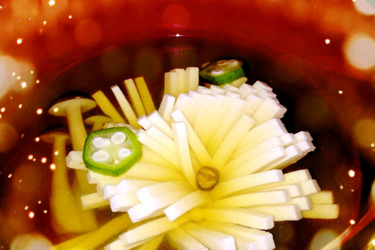 菊花豆腐のお吸い物 ひな祭り 飾り切り レシピ 作り方 By みちぽんぽん クックパッド 簡単おいしいみんなのレシピが354万品