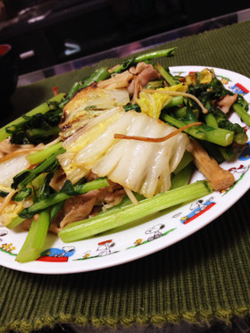 残り物でテキパキと!野菜炒め