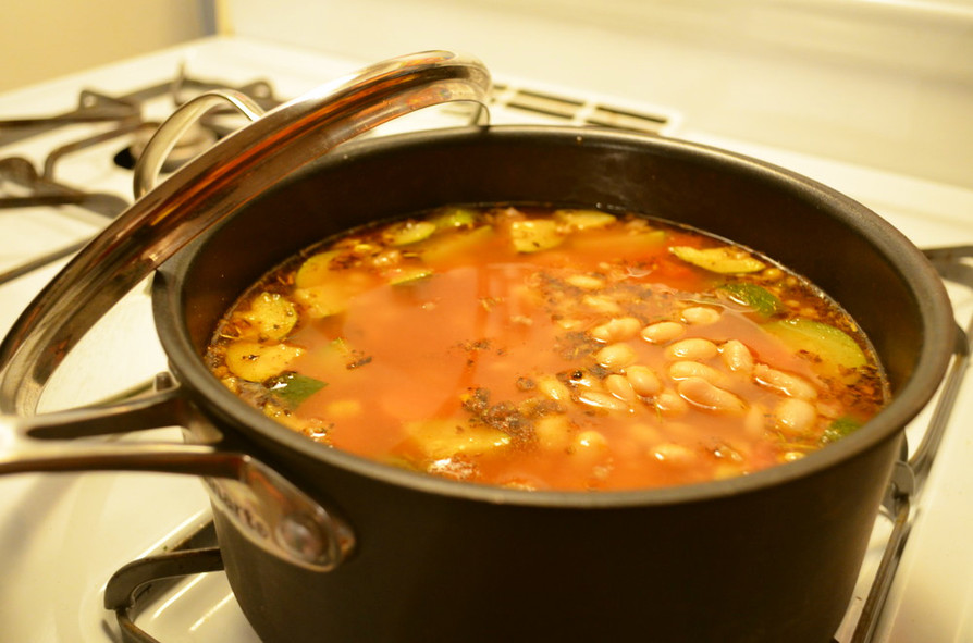 イタリアンソーセージスープの画像