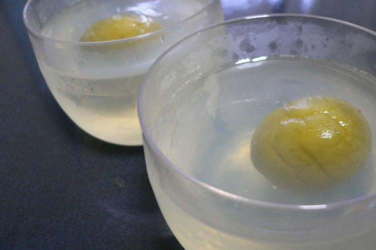 自家製梅酒で 梅酒ゼリー レシピ 作り方 By あおいりえ クックパッド 簡単おいしいみんなのレシピが373万品