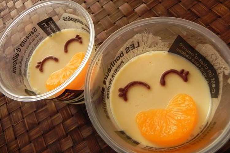 オレンジジュースで簡単豆乳オレンジプリン レシピ 作り方 By 140 わんたるママ クックパッド 簡単おいしいみんなのレシピが360万品