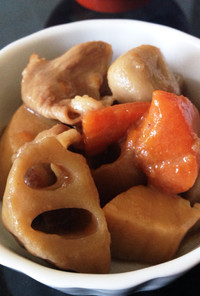 冷凍根菜で簡単！根菜と豚バラの筑前煮