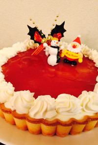 クリスマス☆レアチーズケーキ