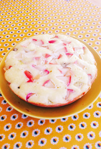 楽チン！いもとりんごの炊飯器ホットケーキ