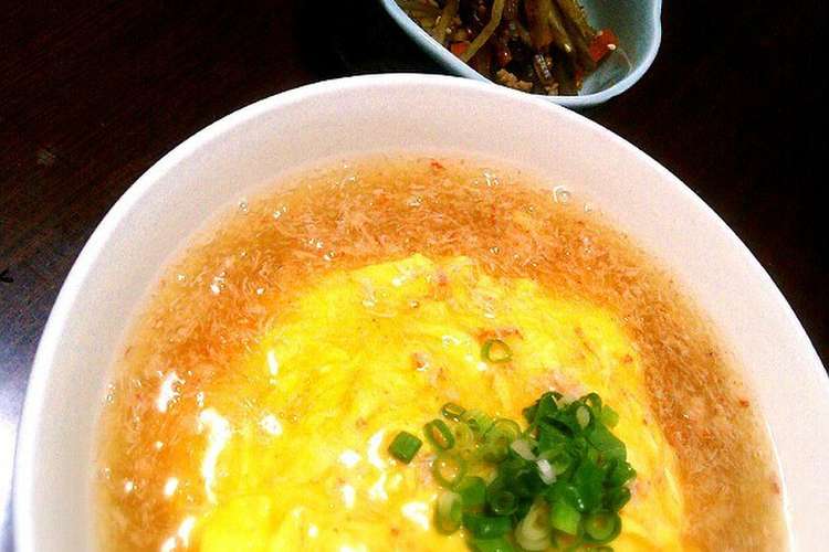 簡単 シンプル カニ缶で天津飯 レシピ 作り方 By Shion0615 クックパッド 簡単おいしいみんなのレシピが374万品