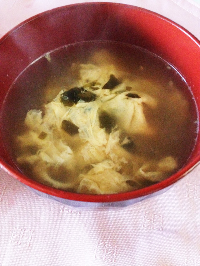 玉ねぎの皮から簡単スープの完成の画像