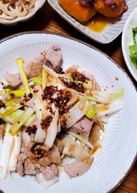 豚肉と葱のパーロー(爆肉)/葱と豚肉炒め