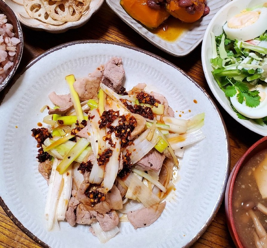 豚肉と葱のパーロー(爆肉)/葱と豚肉炒めの画像