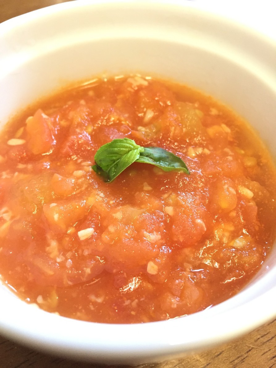 塩糀で作る簡単トマトソースの画像