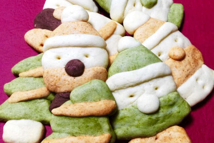 クリスマスクッキー サンタさんの作り型 レシピ 作り方 By パスパスm クックパッド