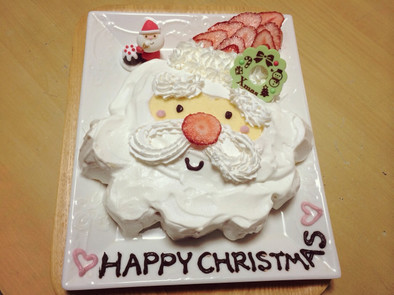 クリスマス☆サンタケーキの写真