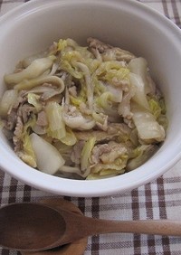 白菜と豚肉のトロトロ丼