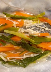 生鮭の野菜蒸し