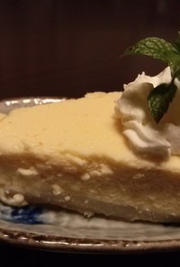 洋梨のよーぐるチーズケーキ