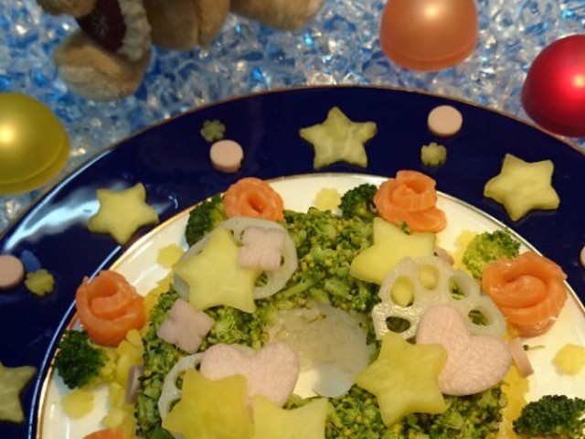 クリスマスリースのデコ寿司 ケーキ寿司 レシピ 作り方 By うさたろう クックパッド 簡単おいしいみんなのレシピが358万品