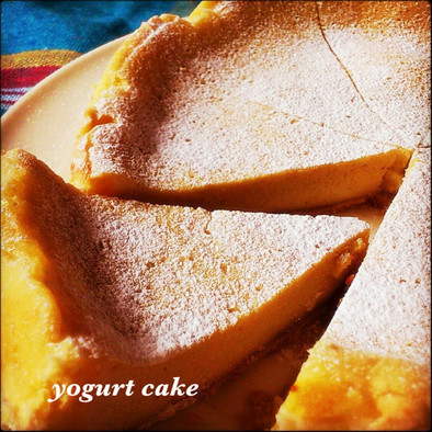 簡単ヘルシーヨーグルトチーズケーキ♡の写真