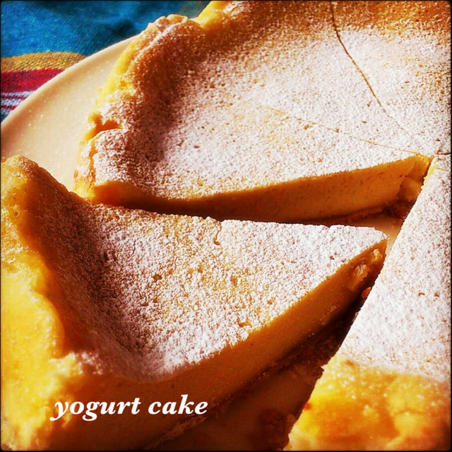 簡単ヘルシーヨーグルトチーズケーキ♡の画像