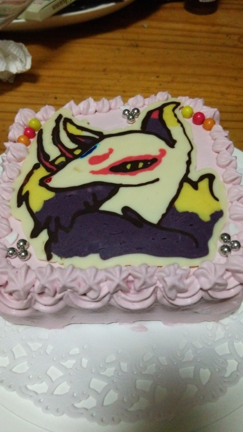 妖怪ウォッチキュウビのケーキの画像